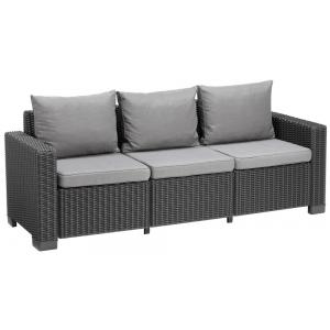 California loungestoel 3 zits antraciet California loungestoel 3 zits antraciet