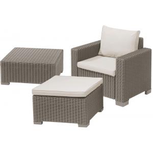 Moorea loungestoel cappuccino Moorea loungestoel cappuccino