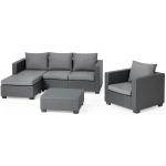 Salta chaise lounge loungeset antraciet