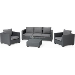Salta loungeset 3 zits antraciet Salta loungeset 3 zits antraciet