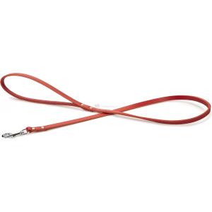 Hondenriem van leer 100cm x 10mm rood Hondenriem van leer 100cm x 10mm rood