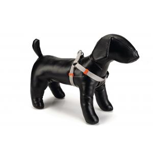 Hondentuig nylon 26-40cm lichtgrijs Hondentuig nylon 26-40cm lichtgrijs