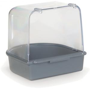 Badhuisje voor vogels grijs Badhuisje voor vogels grijs