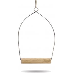 Chromen schommel voor papegaaien Chromen schommel voor papegaaien