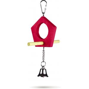 Houten vogelspeeltje Flox 15 cm Houten vogelspeeltje Flox 15 cm