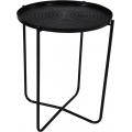 El Hierro bijzettafel zwart 50 cm