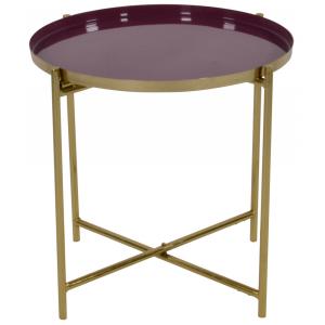 Marrakesh bijzettafel paars 43 cm Marrakesh bijzettafel paars 43 cm