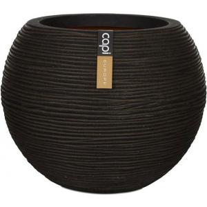Capi Nature Rib NL bol 38x33cm bloempot bruin Capi Nature Rib NL bol 38x33cm bloempot bruin