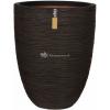 Capi Nature Rib NL vase laag 35x47cm bloempot bruin