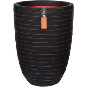 Capi Nature Row NL vase laag 44x56cm bloempot bruin Capi Nature Row NL vase laag 44x56cm bloempot bruin