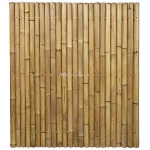 Bamboe schutting naturel 180 x 200 cm x 60-80 mm Bamboe schutting naturel 180 x 200 cm x 60-80 mm