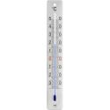 Buitenthermometer geborsteld rvs 28 cm