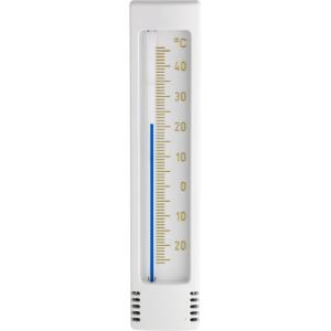 Buitenthermometer kunststof wit/goud 14.5 cm Buitenthermometer kunststof wit/goud 14.5 cm