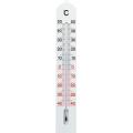 Buitenthermometer kunststof wit 41 cm