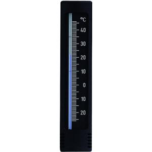 Buitenthermometer kunststof zwart/zilver 14.5 cm Buitenthermometer kunststof zwart/zilver 14.5 cm
