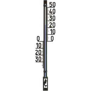 Buitenthermometer kunststof zwart 27.5 cm Buitenthermometer kunststof zwart 27.5 cm