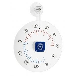 Venster buitenthermometer kunststof Thermo Disc 19.5 cm Venster buitenthermometer kunststof Thermo Disc 19.5 cm