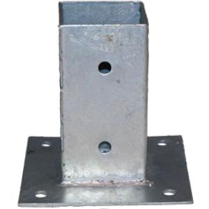 Plaatpaalhouder 9 x 9 cm Plaatpaalhouder 9 x 9 cm