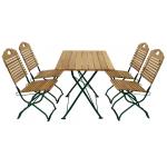 Tuinset 5-delig Bad Tolz - groen frame