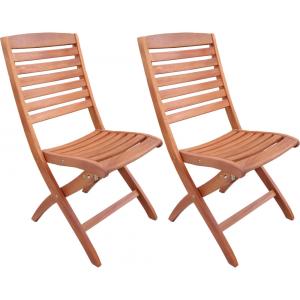 Capo houten tuinstoel set van 2 stuks Capo houten tuinstoel set van 2 stuks