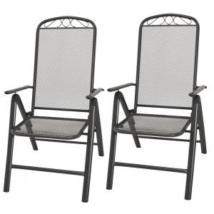 New York metalen tuinstoel set van 2 stuks New York metalen tuinstoel set van 2 stuks