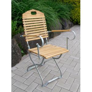 Bistrostoel inklapbaar Bad Tolz - grijs frame Bistrostoel inklapbaar Bad Tolz - grijs frame