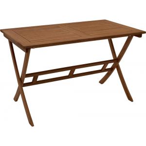 Montego opklapbare houten tuintafel 120 x 70 cm Montego opklapbare houten tuintafel 120 x 70 cm