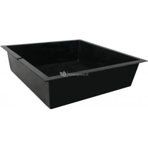 Fonteinvijver polyester vierkant 110x110x30cm Fonteinvijver polyester vierkant 110x110x30cm