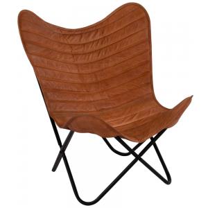 Vlinderstoel leer Billy Vlinderstoel leer Billy