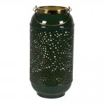 Windlicht Marrakesh 17x33 cm groen