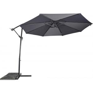 Zweefparasol Gemini 300 cm grijs Zweefparasol Gemini 300 cm grijs
