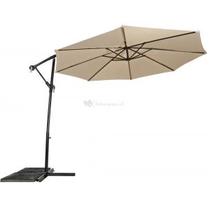 Zweefparasol Gemini 300 cm ecru Zweefparasol Gemini 300 cm ecru