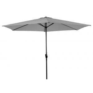 Stokparasol Gemini 300 cm lichtgrijs Stokparasol Gemini 300 cm lichtgrijs