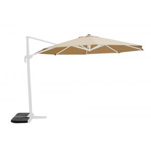 Zweefparasol Virgo 350 cm wit frame zand Zweefparasol Virgo 350 cm wit frame zand