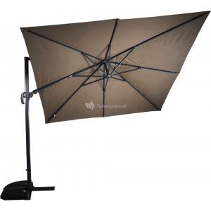 Zweefparasol VirgoFlex 300 x 300 cm taupe Zweefparasol VirgoFlex 300 x 300 cm taupe
