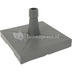 Parasolvoet roller vierkant antraciet 40 kg Parasolvoet roller vierkant antraciet 40 kg