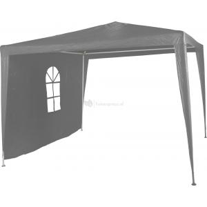 Zijwand voor partytent grijs met venster Zijwand voor partytent grijs met venster