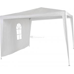 Zijwand voor partytent wit met venster Zijwand voor partytent wit met venster