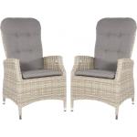 Soho Comfort Mountain tuinstoel taupe set van 2