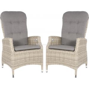 Soho Comfort Mountain tuinstoel taupe set van 2 Soho Comfort Mountain tuinstoel taupe set van 2