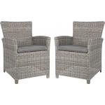 Tropez Smoke tuinstoel set van 2