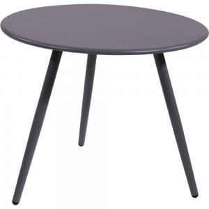 Bijzettafel Rafael metaal grijs 45 cm Bijzettafel Rafael metaal grijs 45 cm