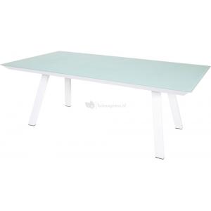 Tuintafel Breeze aluminium/glas wit Tuintafel Breeze aluminium/glas wit