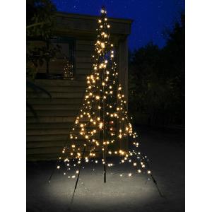 Fairybell licht kerstboom 200 cm 300 led warmwit met mast Fairybell licht kerstboom 200 cm 300 led warmwit met mast