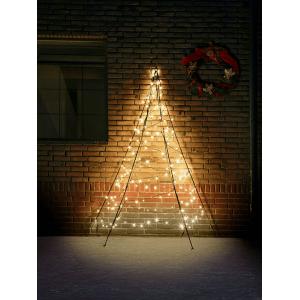 Fairybell muurkerstboom halfrond 200 cm 180 led warmwit Fairybell muurkerstboom halfrond 200 cm 180 led warmwit