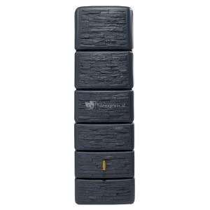 Garantia Slim regenton 300 liter stone decor antraciet Garantia Slim regenton 300 liter stone decor antraciet