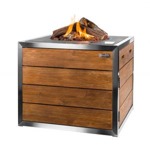 Cocoon haard lounge & dining vierkant antraciet Cocoon haard lounge & dining vierkant antraciet