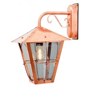 Wandlamp Fenix met rookkleurig glas neerwaarts Wandlamp Fenix met rookkleurig glas neerwaarts