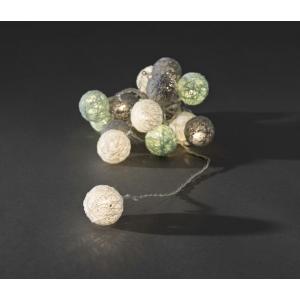 LED cotton balls lichtsnoer nature 3.5cm LED cotton balls lichtsnoer nature 3.5cm