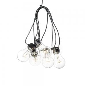 LED feestverlichting 9.5 meter met 20 lampen warmwit LED feestverlichting 9.5 meter met 20 lampen warmwit